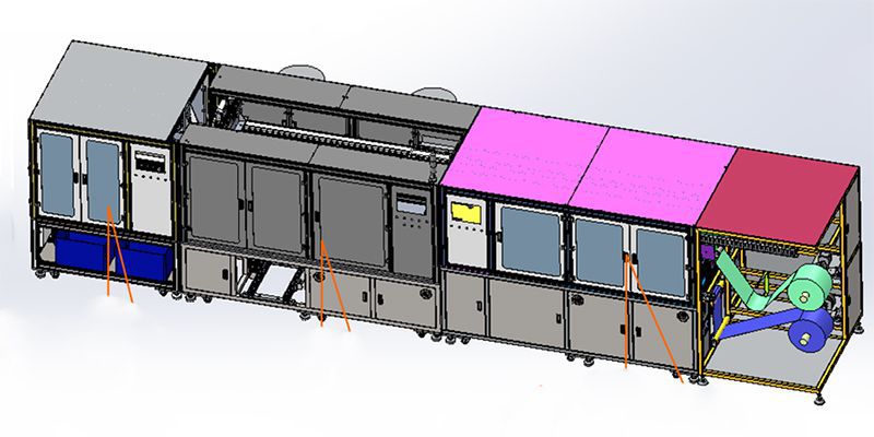 Automatic RO membrane roll production line