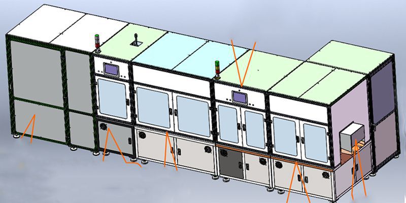 Automatic RO membrane roll production line