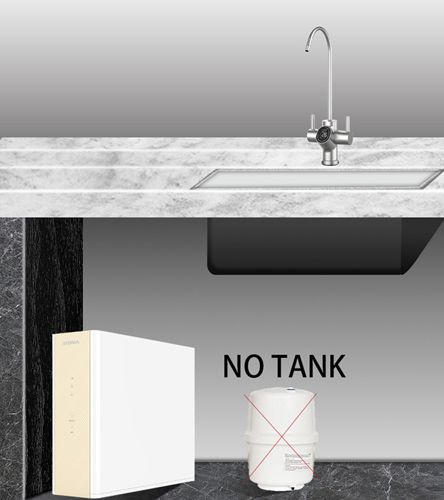 3-Stage Tankless Under Sink RO Water Filter System (400-600GPD)